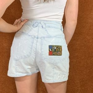 90s highwaisted shorts, size 4